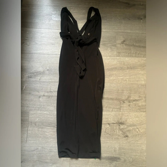 NOOKIE midi length cowl neck dress size small - Picture 4 of 9